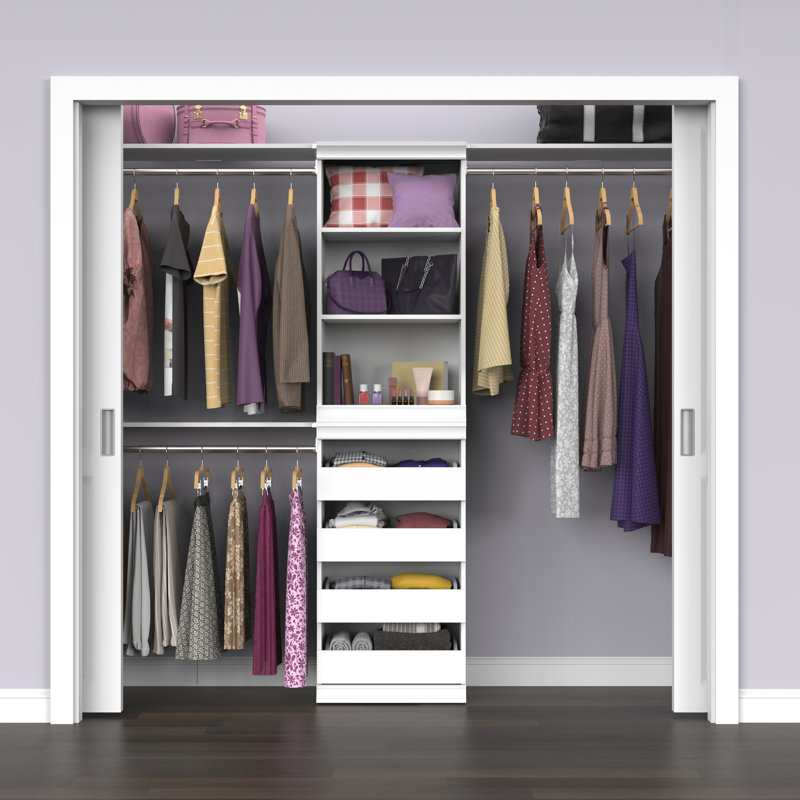 ClosetMaid Modular Storage 21.38" W Shelving Unit with 3 Shelves